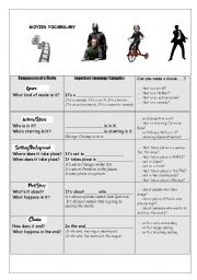 English Worksheet: Movie Riddle language sheet