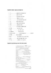 English worksheet: Past Simple