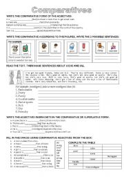 comparatives sheet