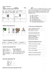 English worksheet: mixed worksheet