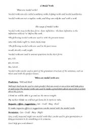 English Worksheet: Using is modal verb Must