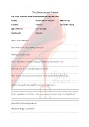 The Devil Wears Prada Movie Worksheet