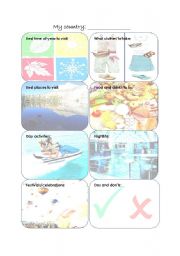 English Worksheet: My country my culture worksheet