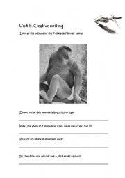 English worksheet: Ugly Creature 