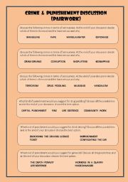 pairwork discussion series (1) crime and punishment