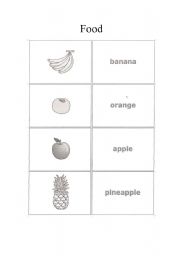 English Worksheet: The food