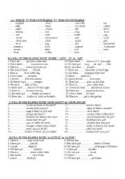 countable -uncountable nouns