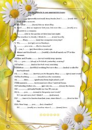 English Worksheet: Mixed tenses exercise
