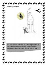 English worksheet: DRAWING DICTATION