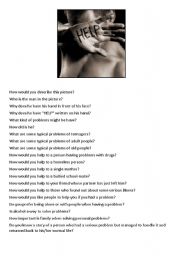 English Worksheet: Picture based conversation