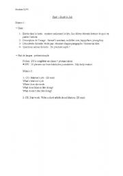 English Worksheet: scotts job