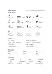 English Worksheet: English Year 2