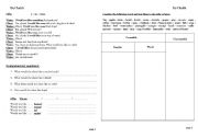 Quantifiers; dialogues - chart - rule - exercises 2 pages