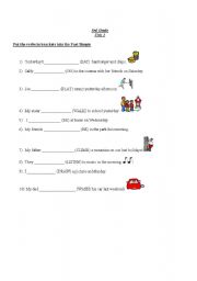 English worksheet: Past simple