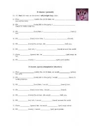 English Worksheet: If clauses