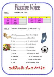 English Worksheet: Passive Voice