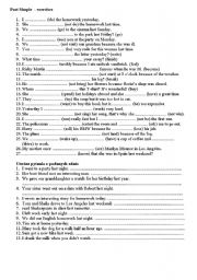 English Worksheet: Past Simple Tense