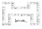 English Worksheet: Lets Talk!