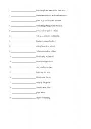 English worksheet: finding out game