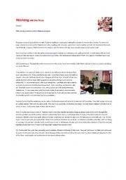 English Worksheet: Working with Thai