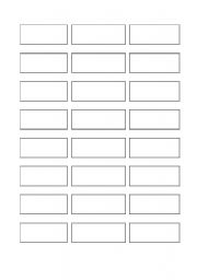 English Worksheet: game cards - small