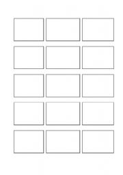 English worksheet: game cards - large