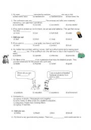 English Worksheet: 8th grade sbs 