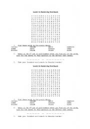 English worksheet: St. Patricks Day Word Search