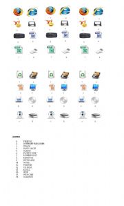 English Worksheet: new technologies miniflashcards