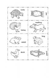 English worksheet: The Animals