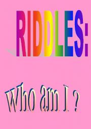 Riddles about school