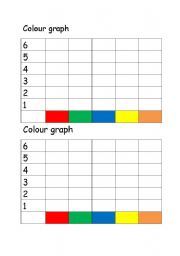English worksheet: Colour graph