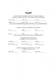 English worksheet: Suffix part 2