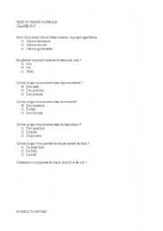English Worksheet: test