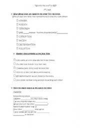 English Worksheet: Wheres the love? by BEP