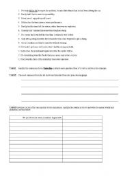 English Worksheet: INVERSION EXERCISES