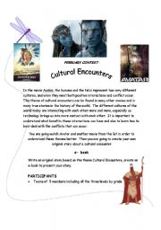 English Worksheet: Project Cultural Encounters