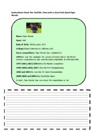 English worksheet: FACT FILE