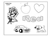 English Worksheet: Red