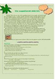 English Worksheet: the magnificent wild life
