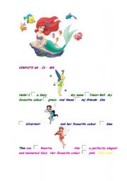 English worksheet: Verb  to be in present simple 