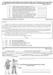 English Worksheet: Exam