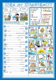 English Worksheet: Like or Dislike(part1) (2pages +Key )