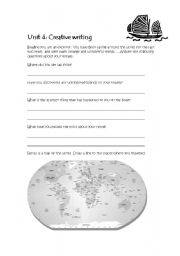 English worksheet: Exploration Journal 