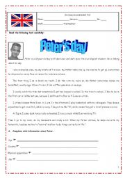 English Worksheet: ASSESSMENT TEST ON DAILY ROUTINE