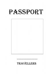 English Worksheet: Passport Template