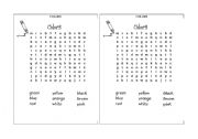 English Worksheet: Colors