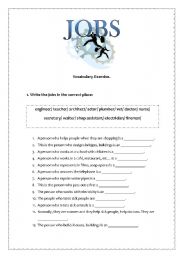 English worksheet: Jobs