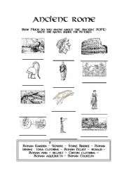 English Worksheet: Ancient Rome