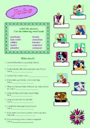 English Worksheet: Jobs 1